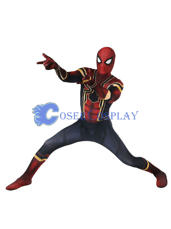 2018 Amazing Iron Spiderman Cosplay Costume